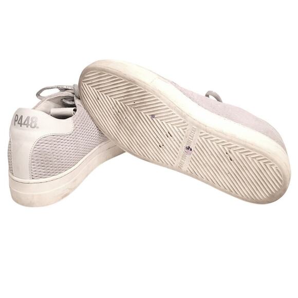 P448 Thea Low Top Sneakers in Stardust Silver Multi size US 10.5-11 - Picture 7 of 7